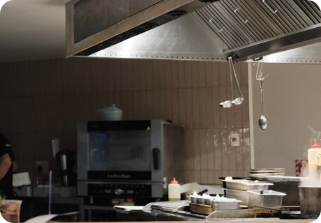MIWIND restaurant kitchen ventilation image for supply-air layout review